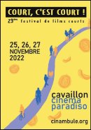 Affiche du festival Court c'est court 2022